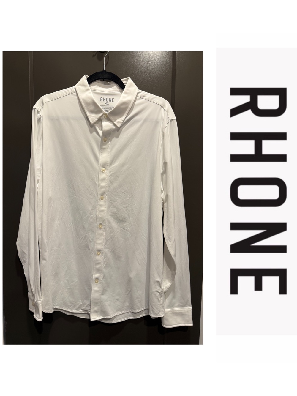 Rhone | Commuter Dress Shirt | XL | White